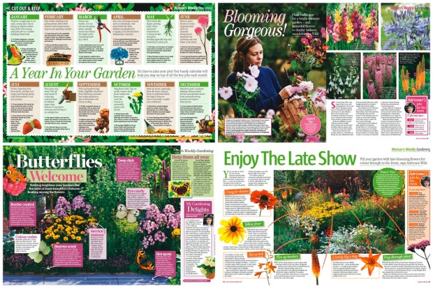 gardening collage